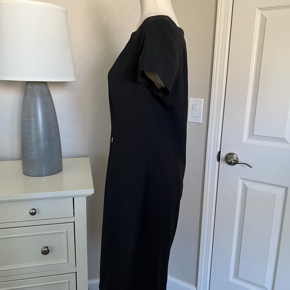 Hugo Boss Dasori Virgin Wool Sheath Dress Sz 12 - Picture 3 of 9